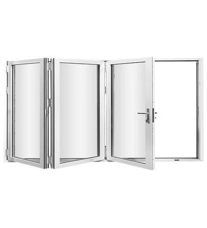 3 Panel Aluminum Bi-Fold Door White
