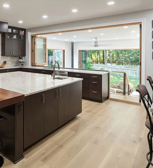 Exterior Bi-folding Glass Windows Aluminum