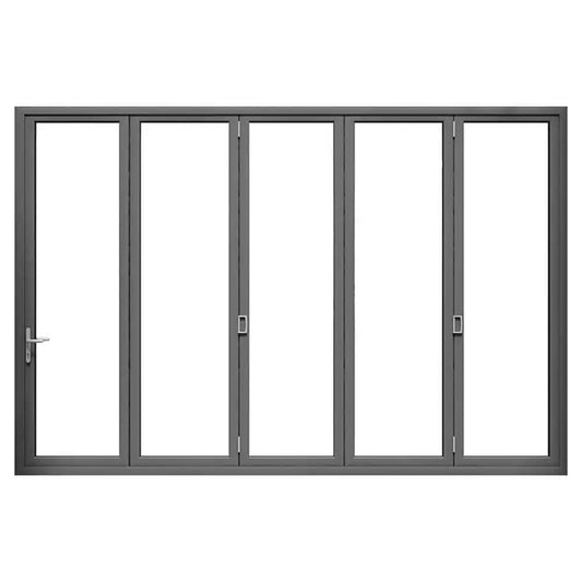 Aluminum Bi-Fold Patio Door 120 x 96 Installed