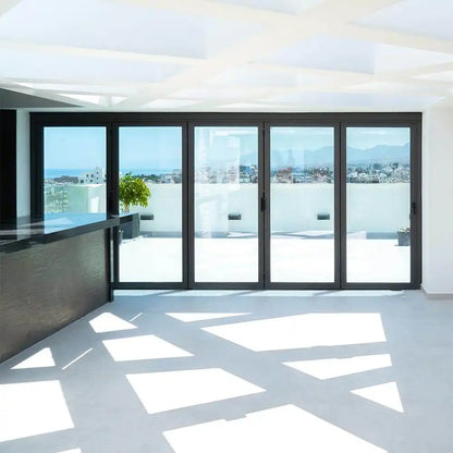 Aluminum Bi-Fold Patio Door 144 x 96 Installed