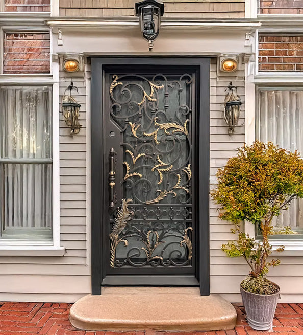 WI107 Single Iron Door