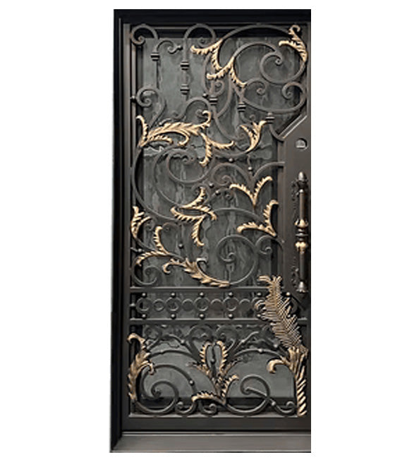 WI107 Single Iron Door