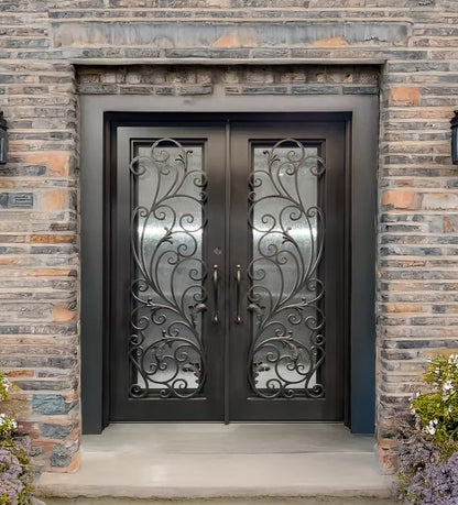 WI124 Double Iron Door