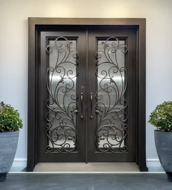 WI124 Double Iron Door