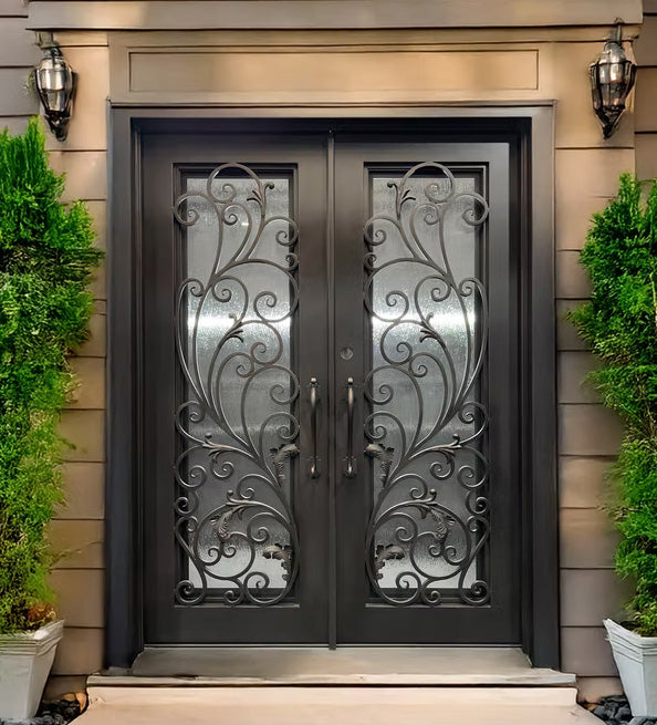 WI124 Double Iron Door